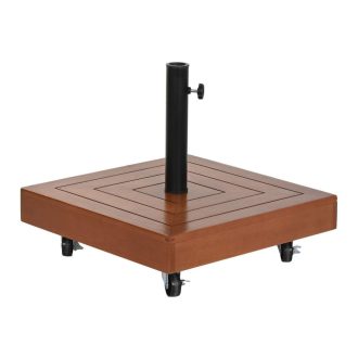 Napernyő tartó eukaliptusz 48x48x39 40kg. kerekes 58mm