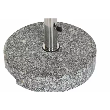 Napernyő tartó gránit inox 38x38x41 24kg. szürke