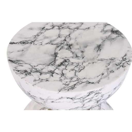 Telefonos asztal vas 33x33x35 márvány 