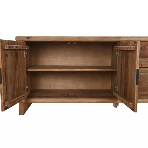 Tv-s szekrény fa újrahasznosított 156x44x65 