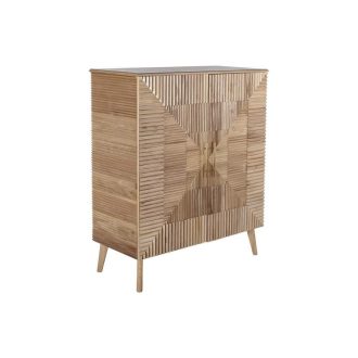 Szekrény paulownia mdf 100x44x118 barna 