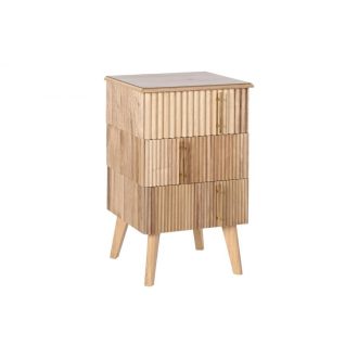 Éjjeli szekrény paulownia mdf 43x40x70 