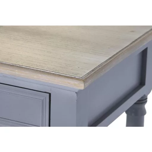 Szekrény paulownia mdf 117x39x89 2 fiókos szürke 