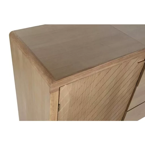Szekrény fenyő mdf 120x40x80 3 fiókos 
