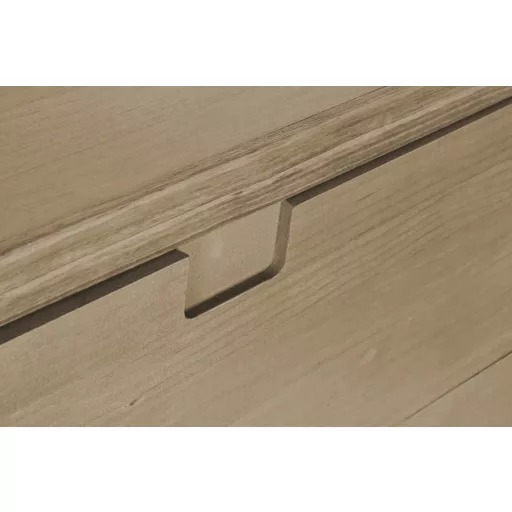 Szekrény fenyő mdf 120x40x80 3 fiókos 