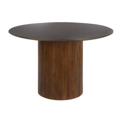 Asztal ebédlő mango 120x120x74 természetes 