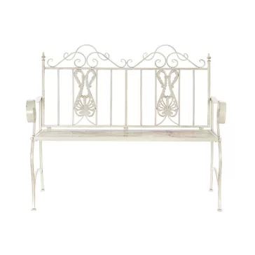 Pad fém 118x53x98 régies fehér