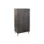 Szekrény mango fém 70x45x140 barna 
