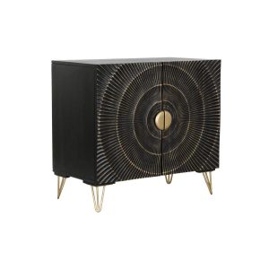 Szekrény mango fém 81x45x75 mandala fehér 