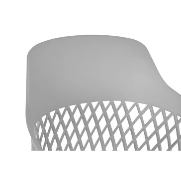 Szék pp fém 57x57x80,5 szürke 