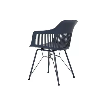 Szék pp fém 57x57x80,5 kék tengeri 