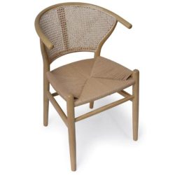 Szék szilfa rattan 49x42x78 