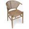 Szék szilfa rattan 49x42x78 