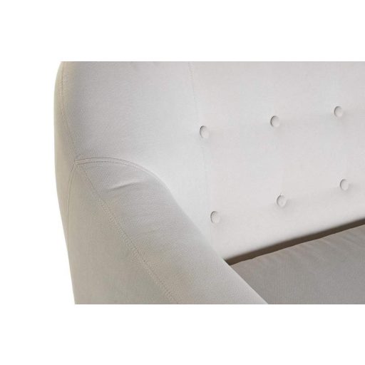 Szófa poliészter rubberwood 172x82x82 3 férőhely krém 