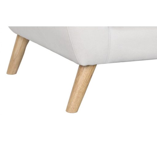 Szófa poliészter rubberwood 172x82x82 3 férőhely krém 