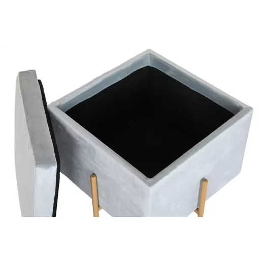 Lábtartó poliészter fém 45x45x45 tetővel 