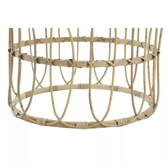 Asztal telefonos szett 2db-os rattan 50x50x40 természetes 