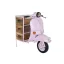 Fiókos szekrény fém mango 100x68x105 scooter rózsaszín