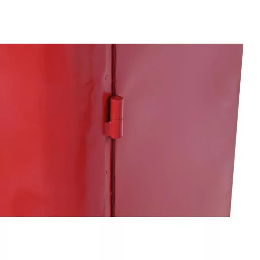 Üvegtartó vas 70x44x151 cola régies piros