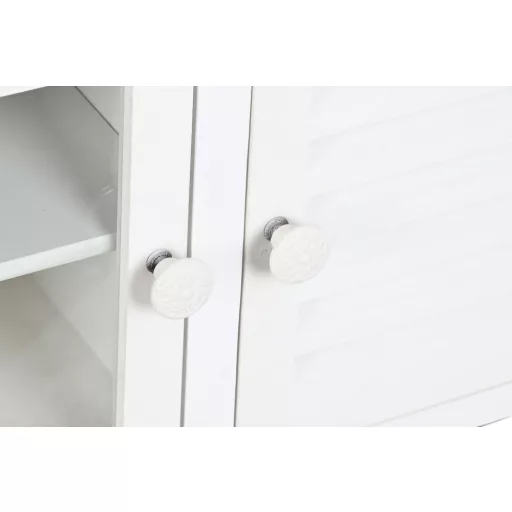 Tv-s szekrény fenyő mdf 120x40x45 fehér