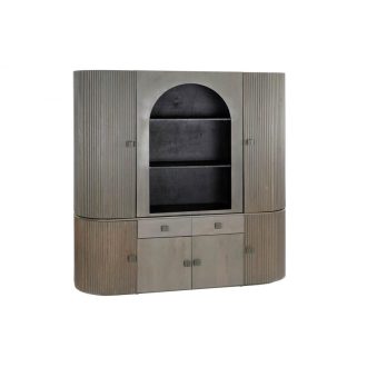 Vitrin jamun üveg 177x40x180 szürke