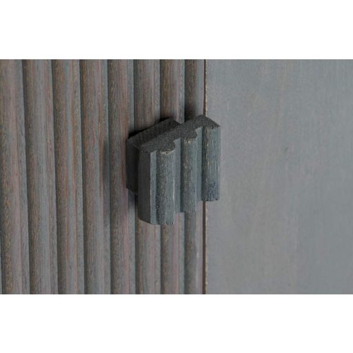 Vitrin jamun üveg 177x40x180 szürke