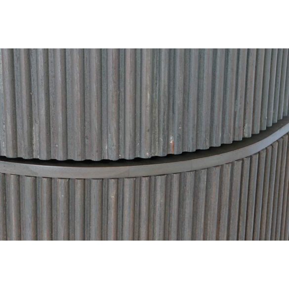Vitrin jamun üveg 177x40x180 szürke
