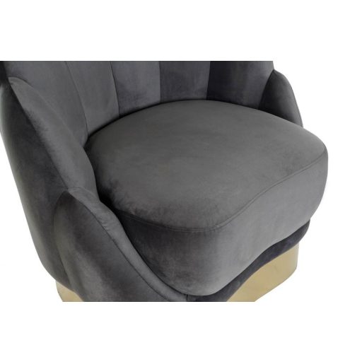 Fotel poliészter fém 79x80x85 fehér