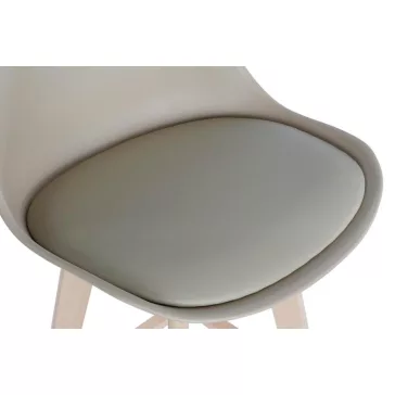 Bárszék bükkfa pu 48,5x55x109 bézs