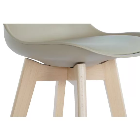 Bárszék bükkfa pu 48,5x55x109 bézs