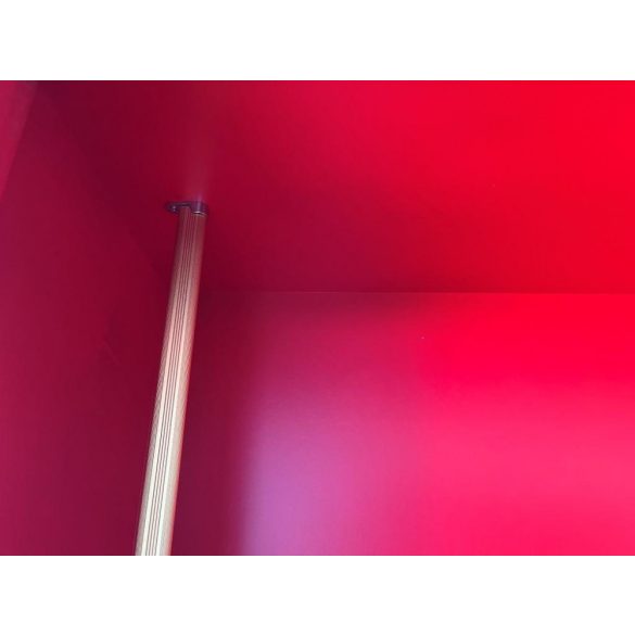 Szekrény fenyő mdf 85,5x50,5x186,2 piros