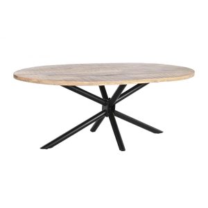 Ebédlő asztal fém mango 200x100x76