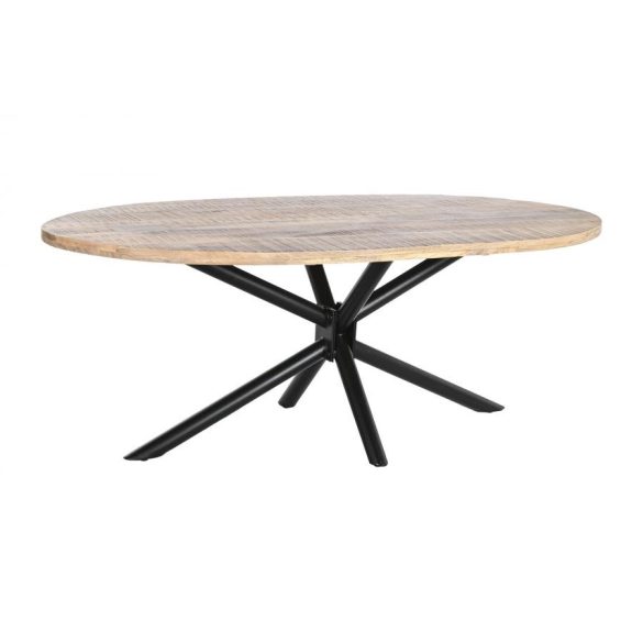 Ebédlő asztal fém mango 200x100x76
