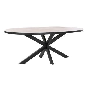 Ebédlő asztal fém mango 200x100x76