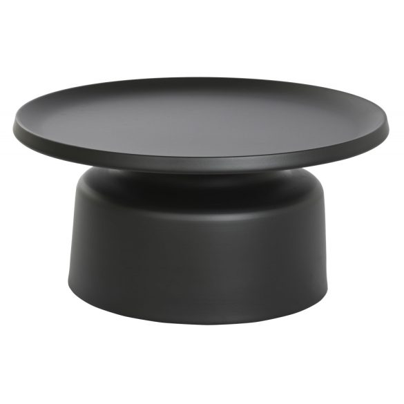 Kávézó asztal fém 75x75x38 fekete