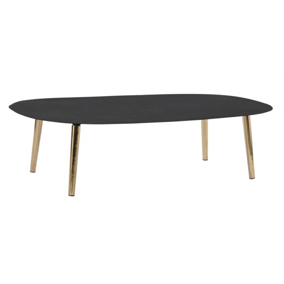 Kávézó asztal vas 122x30x60 fekete