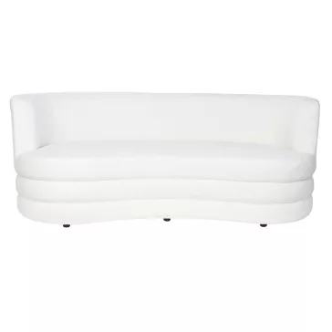 Szófa poliészter 193x92x79 fehér