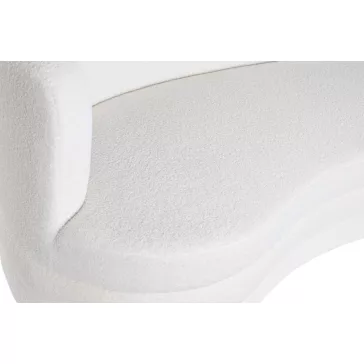 Szófa poliészter 193x92x79 fehér