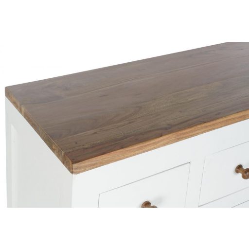 Komód mango akác 110x45x100 fehér