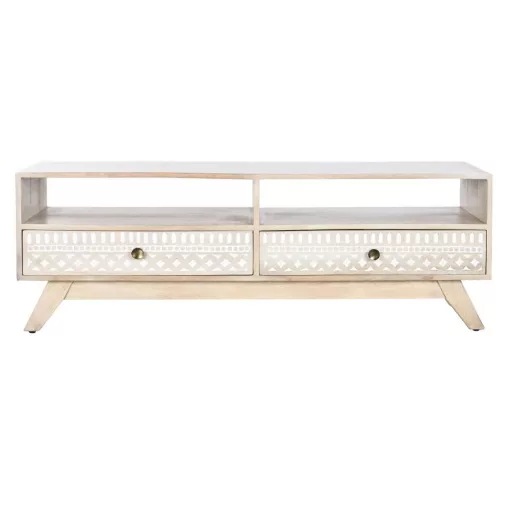 Tv-s szekrény mango 130x40x45 fehér