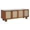 Szekrény akác rattan 165x45x60 fonott