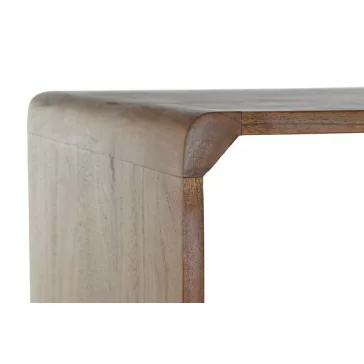 Polc akác rattan 90x40x181 fonott