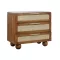 Komód akác rattan 90x45x90 fonott