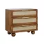 Komód akác rattan 90x45x90 fonott