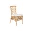 Szék rattan 45x55x85 párnával természetes
