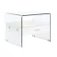 Éjjeli szekrény üveg mdf 50x40x45,5 10 mm.