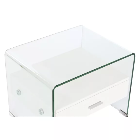 Éjjeli szekrény üveg mdf 50x40x45,5 10 mm.