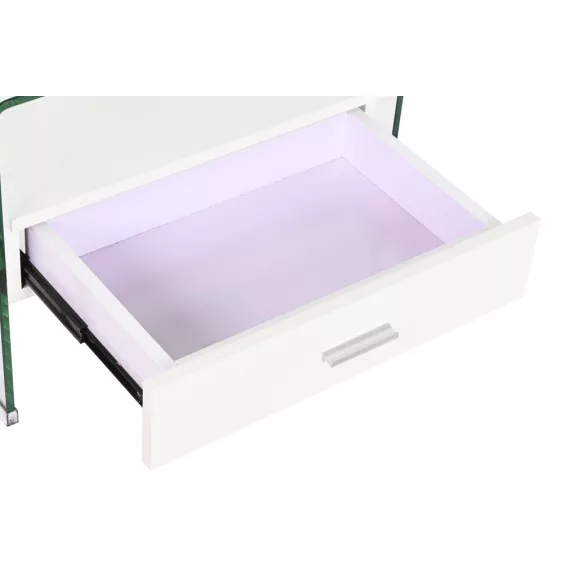 Éjjeli szekrény üveg mdf 50x40x45,5 10 mm.