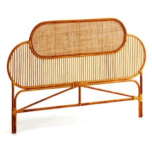 Ágytámla rattan 180x4x90 150cm-es ágynak