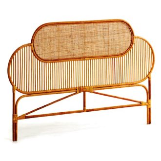 Ágytámla rattan 180x4x90 150cm-es ágynak